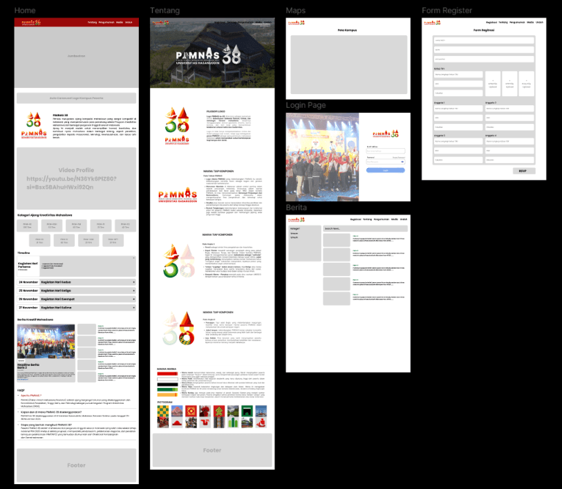 UI/UX(Figma) Design PIMNAS 38 UNHAS preview